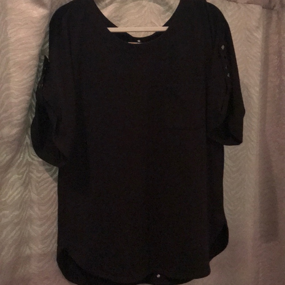 Black knit sweater